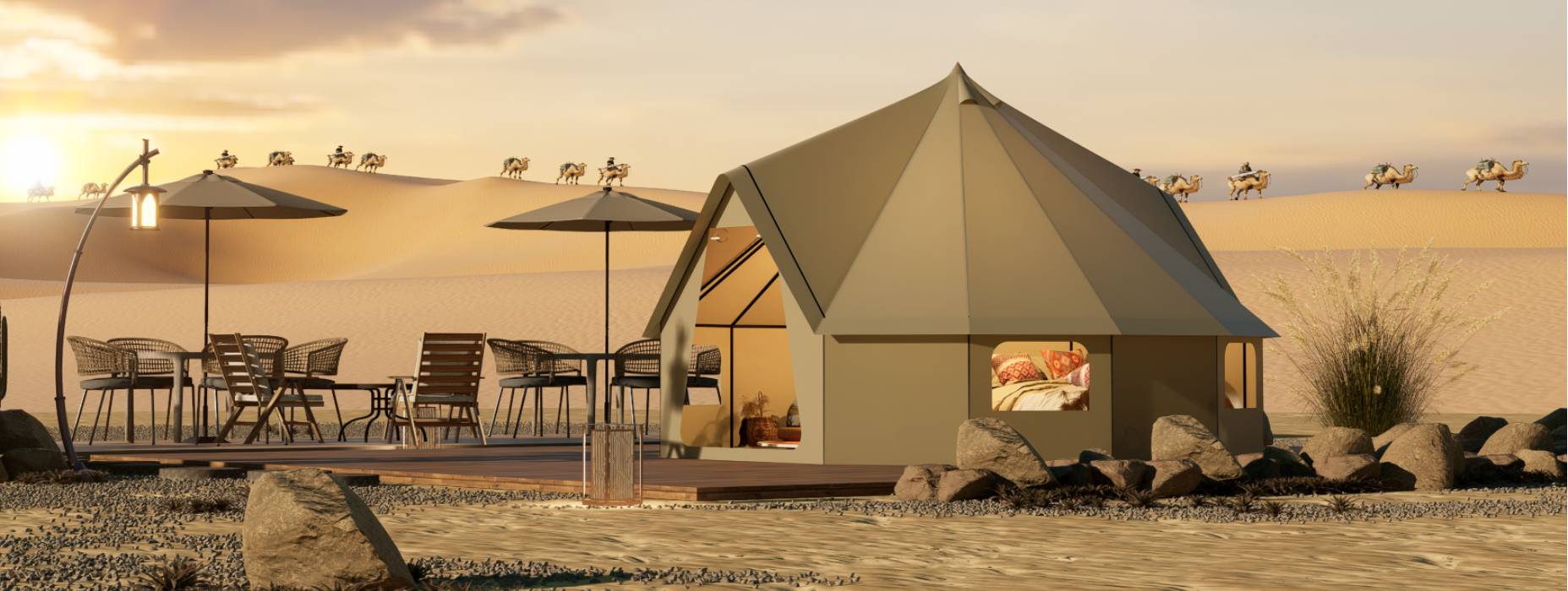 武隆露营酒店帐篷产品